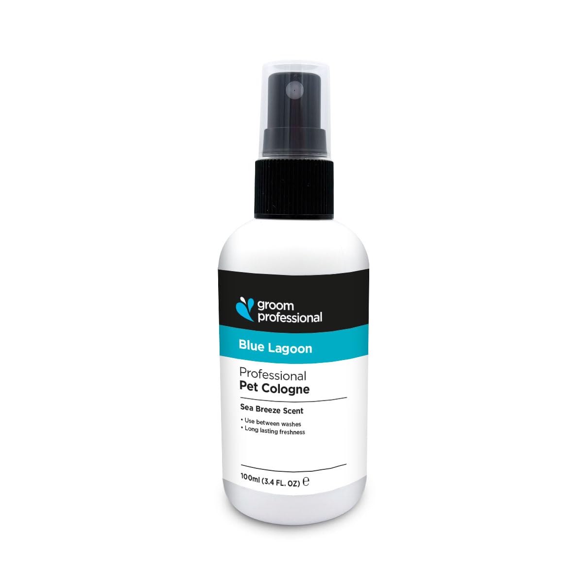 GROOM PROFESSIONAL Blue Lagoon Dog Cologne - Perfume for Smelly Dogs - Deodorant - Refreshing Fresh Aroma - Perfect for Between Washes, 100ml