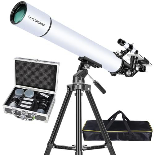 Telescopio Refractor 80mm Apertura 900mm con Montura AZ y Accesorios miniatura 1