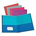 Cardinal Brands 51274 Twisted Twin Textured Pocket Folders, 8 1/2 X 11, Assorted, 10/pk, 20 Pk/ct