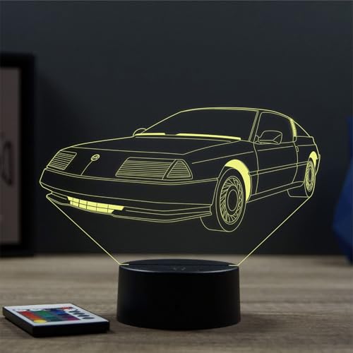Lampe 3D Alpine Renault GTA télécommande 16 couleurs et 4 modes automatiques