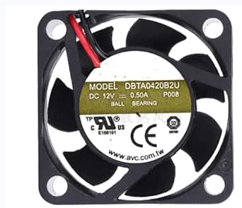 AVC DBTA0420B2U 4CM 12V 0.50A PWM Speed Regulation Gale Volume - Foto 5