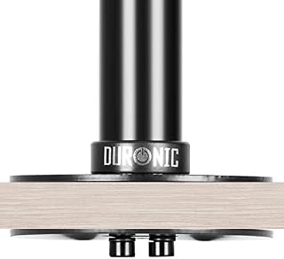 Duronic DM-GR-01 BK Przelotka uchwyt biurkowy DM35 kolor czarny | wieszak | ramię | stojak | regulacja monitora | przepust kablowy