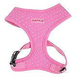 Puppia Dotty Harness A, Small, Pink