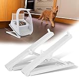 Compatible with Surefeed Microchip Pet Feeder, Adjustable Elevated Pet Feeder Stand for Cats, Tilt Angle 20-45 Degrees, Promotes Comfortable Eating Posture and Neck Health (Old Model)