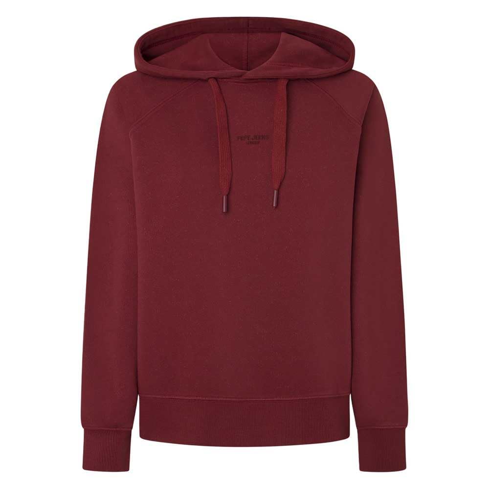 Pepe Jeans Women's Felicity Hoodie, Sweatshirt, Red, L