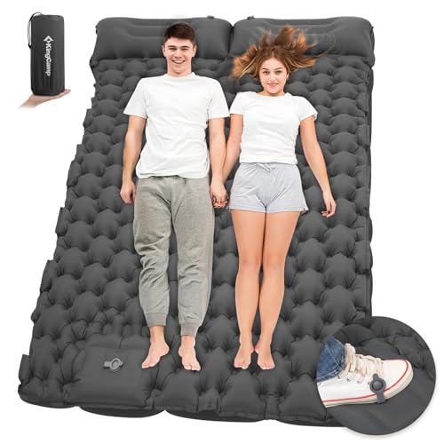 KingCamp Double Inflatable Camping Mattress with Pillow