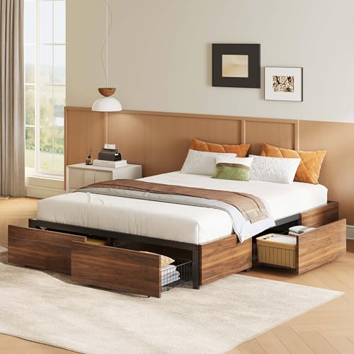 LIKIMIO Queen 4-Drawer
