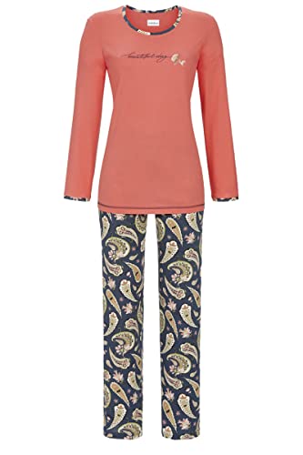 Ringella Damen Pyjama mit Motivdruck Geranium 44 2511224,Geranium, 44 Cover