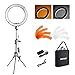 NEEWER 18 Inch Ring Light with Tripod Stand, 55W Large LED Ringlight, Cold Shoe Phone Holder Compatible with iPhone Camera for Video Recording Photography Streaming Selfie Makeup Studio Photo, RL-18