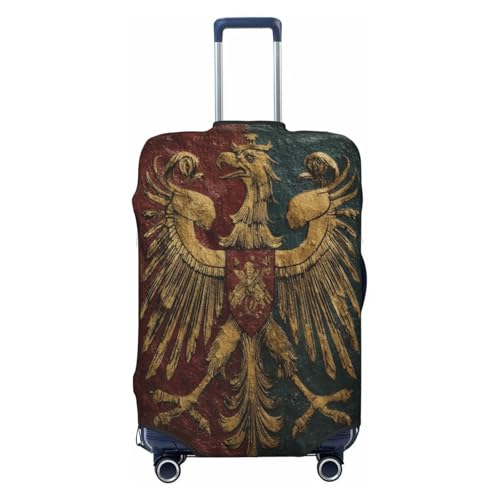 Coat of Arms of Germany Durable Luggage Cover Suitcase Protector Anti-Scratch Luggage Cover Fits 18-32inch Luggage, Black, M