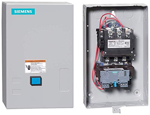 Siemens 14FUF32BA Heavy Duty Motor Starter con Sobrecarga de Estado Sólido, Reinicio Automático/Manual, Tipo Abierto, Enclosure General Propósito NEMA 1, 3 Fases, 3 Polos, Rango de 13–52A, B Tamaño de Marco, Voltaje de Bobina 110-120/220-240 a 60Hz miniatura 1