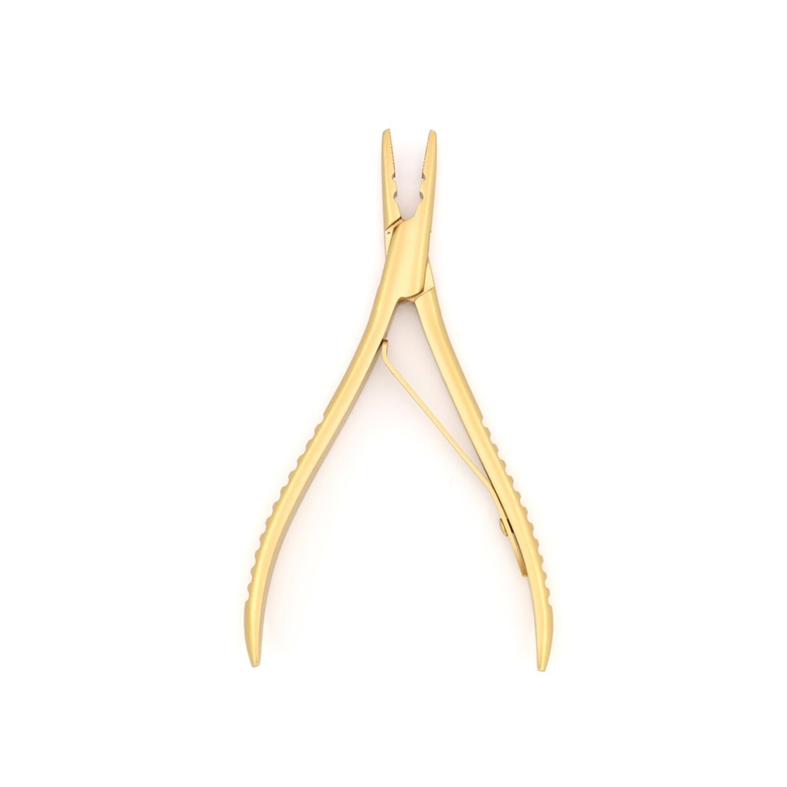 Jbjygsg Gloden Professional Hair Extension Pliers Stainless Steel Hair Extension Tools Multi Functional Pliers(Gloden)