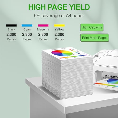 SINOPRINT Compatible Toner Cartridges Replacement for HP CF410A 410X CF410X for Color LaserJet Pro M477fdw M477fnw M477fdn M452nw M377dw M452dn M452dw M477dw M477nw - Image 4