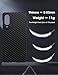 X-level for Samsung Galaxy S25 Edge Case,Flexible Carbon Fiber Texture Phone Cover,Shockproof Anti-Scratch Protective Slim Thin Case for Samsung S25 Edge,Black