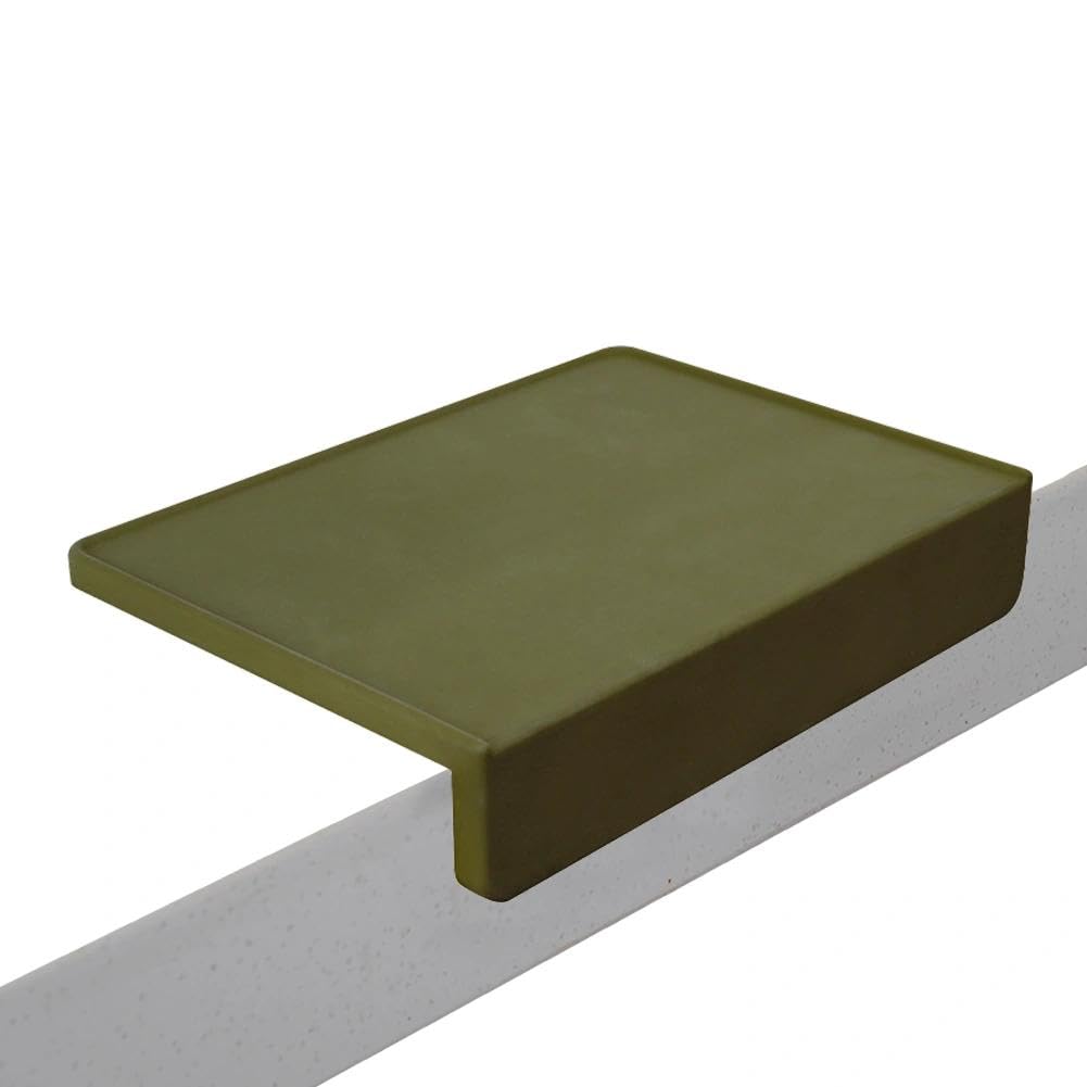 watchget Tapete para apisonar espresso, tapete de silicona de grado alimenticio, estación de café de 8 x 6 pulgadas, accesorio espresso, resistente al polvo, impermeable y resistente al calor