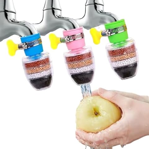 3Pcs Activated Carbon Water Tap Filter Cover
