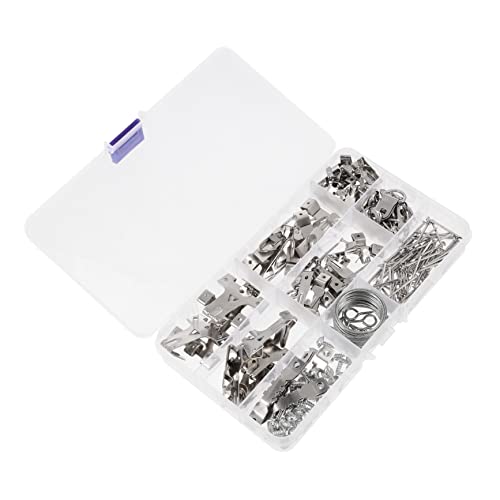 Image of Picture Hangers Wall Picture Hanging Hooks Photo Hangers Nails Hooks Heavy Duty Kit for Artworks Gallery