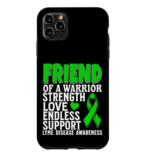 Friend of a Warrior Lyme Disease Awareness Products Gifts �X�}�z�P�[�X iPhone 11 Pro Max �p