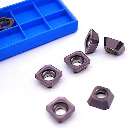 10 piezas SEHT1204AFSN-X45 PC9035 / SEHT43AFSN-X45 Plaquitas de fresado cuadradas para semiacabado y acabado