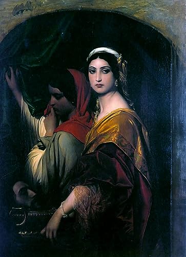 Impression d'art Hérodias Paul Delaroche toile premium salon 60x90cm