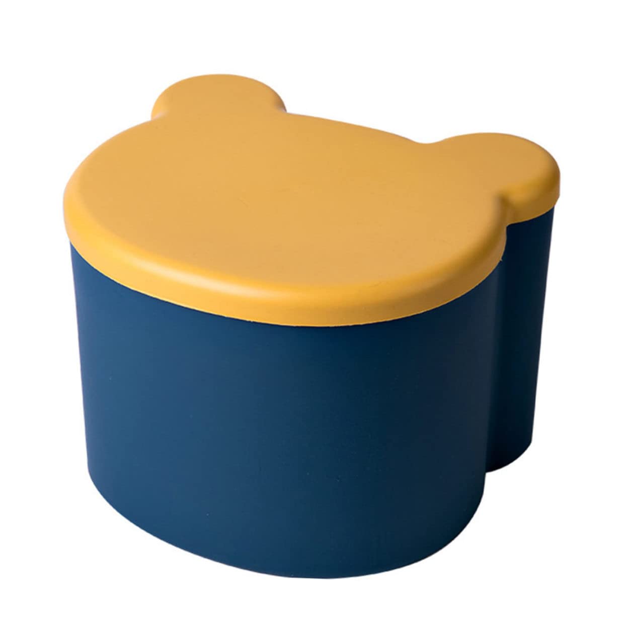 Conteneur de rangement bleu avec pouf intégré pour chambre