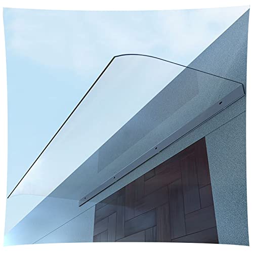 FGDIUCVN Vordach für die Vordertür, Außenmarkise, Veranda-Vordach, Außenmarkise, Terrassenmarkisen, Milchglas-Vordach für die Tür, Außenmarkise, 40 x 80 cm, 40 x 120 cm, Fenster-Regenschutz