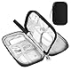 OCCOUMR Kabeltasche, Kabeltasche Elektronische Tasche, Wasserdicht Reisekabel Organizer, für USB Ladekabel Powerbank(Schwarz)