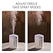 Imagen de Humidificador pequeño de escritorio con modos nocturnos silenciosos y luz que cambia de color para una mayor comodidad interior en áreas de estar