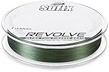 Sufix Revolve Braided Fishing Line, High-Performance Braid with Smooth Casting and Durability, Low-Vis Green, 6 lb