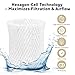 OOBILA 6 Pack Humidifier Replacement Filter for Canopy Bedside and Nursery Humidifier, Natural Wood Pulp & Paper Material, Humidifier Wicking Filter Lasts 6 Weeks