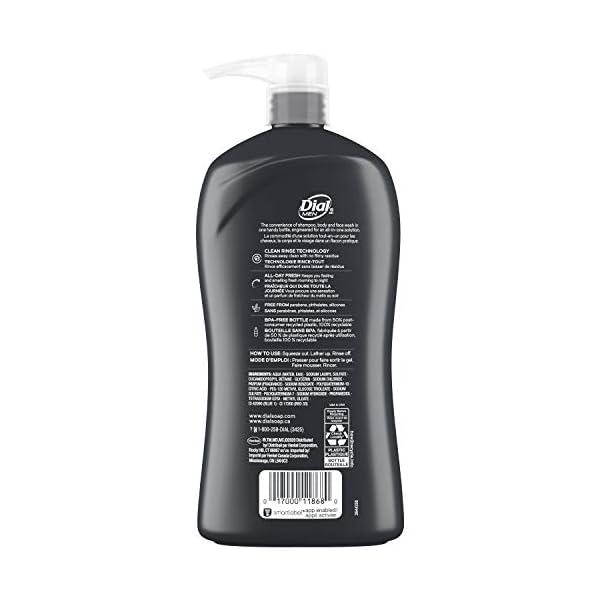 Dial-Men-3in1-Body-Hair-and-Face-Wash-Ultimate-Clean-32-fl-oz Dial Men 3in1 Body, Hair and Face Wash, Ultimate Clean, 32 fl oz