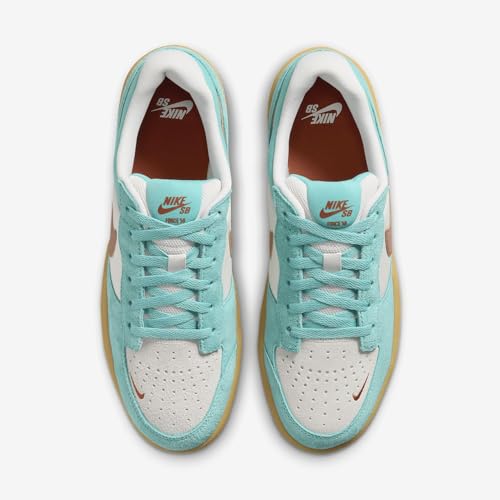 Nike SB Force 58 Skate Shoes (DV5477-302, Green Frost/Phantom/Gum Light Brown/) Size 9.54