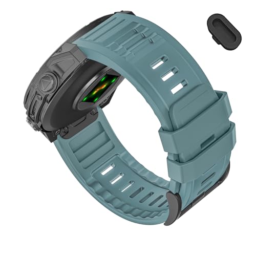 Image of 26mm Quickfit Silicone Watch Bands Compatible with Garmin Fenix 8 Pro /quatix 8 51mm /Fenix 7X /7X Pro /6X /6X Pro /5X /5X Plus /3 HR /Enduro 3 2 /Descent Mk3i 51mm /Mk2i /Tactix 8 /7 pro /epix Pro 51MM