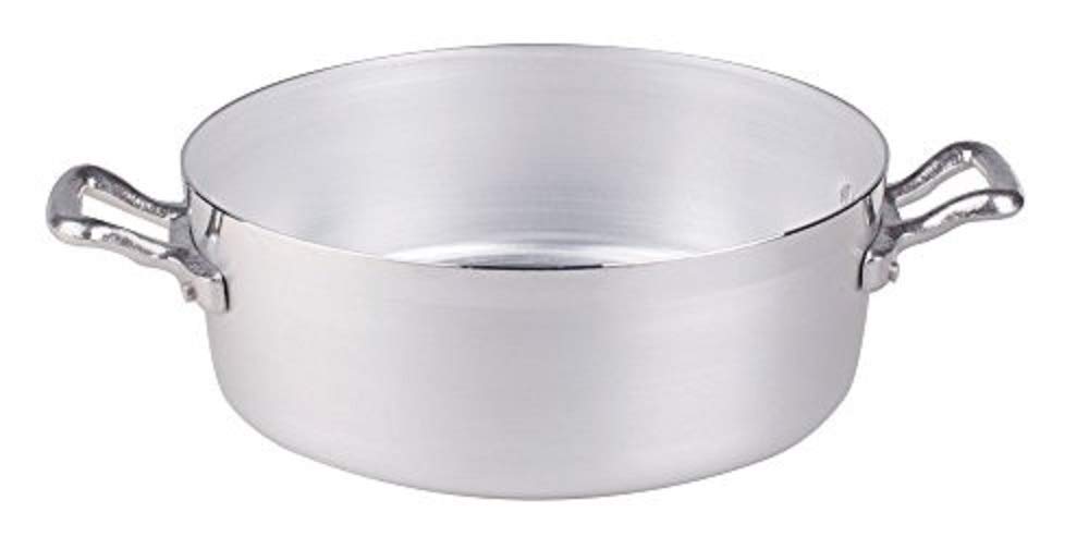 Pentole Agnelli Family Cooking Aluminium Casserole Pot With 2 Handles, Diameter - 26 Cm.