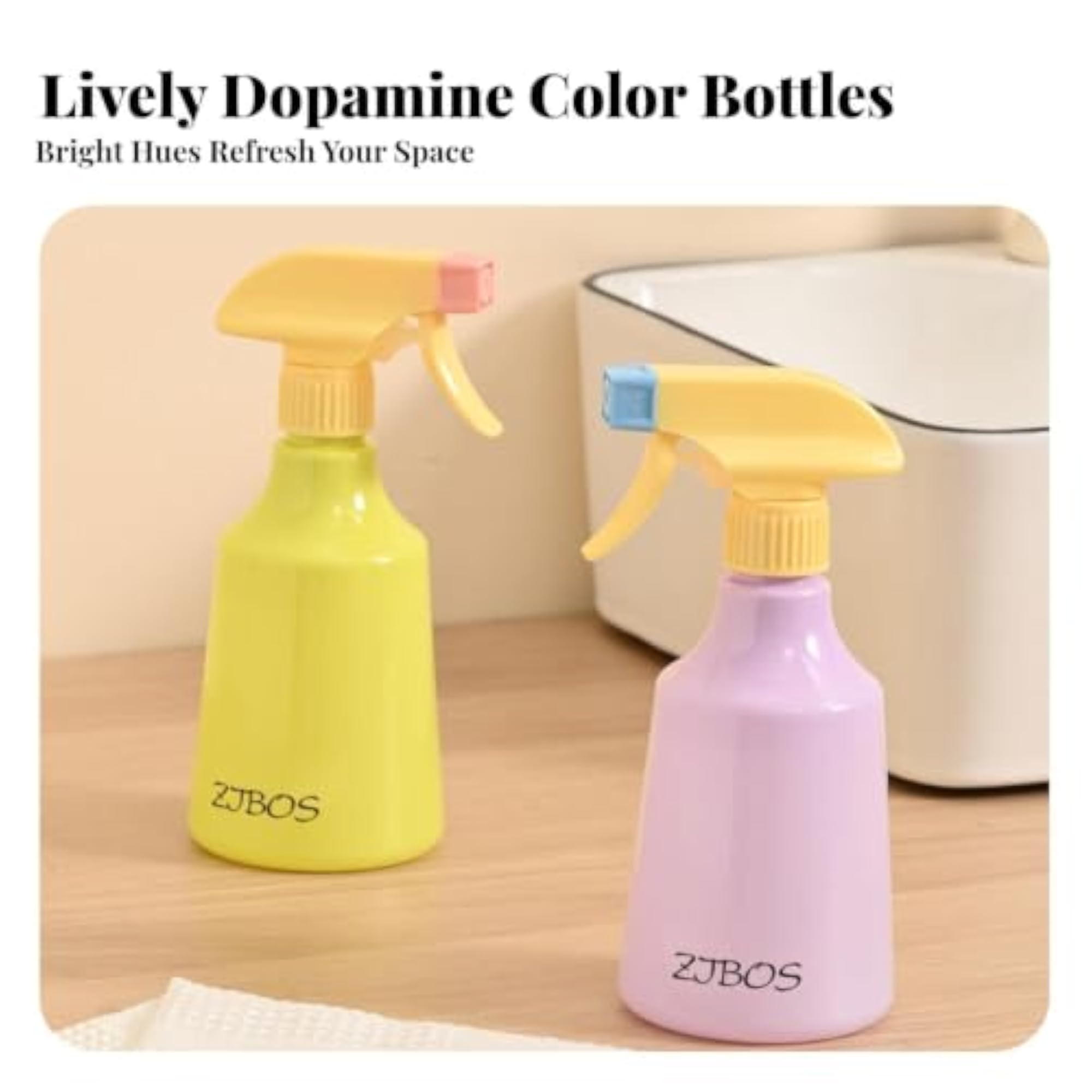 Fine Mist Spray Bottle for Gardening, Purple