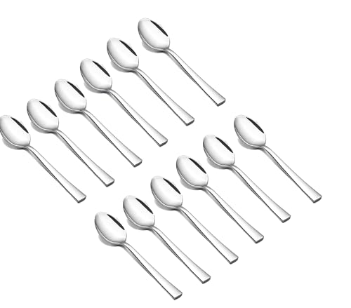 Image of Kanshita's Rasoiware Heavy-Duty Stainless Steel Tea Spoon Set | 12 Pcs | Elegant & Sturdy Design ,14 Cm