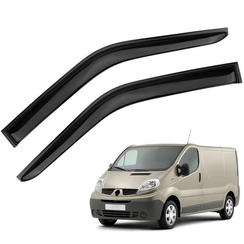 Opaltool Déflecteurs De Vent Pluie d'air pour Renault Trafic Nissan Primastar O-pel Vivaro 2001-2014, 2 pièces Deflecteurs d'air Déflecteurs de Vent Montage...