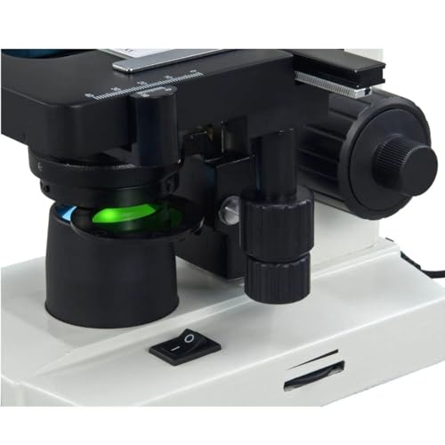 Image of OMAX - 40X-2500X LED Digital Trinocular Lab Compound Microscope with 5MP Camera and Mechanical Stage - M83EZ-C50S