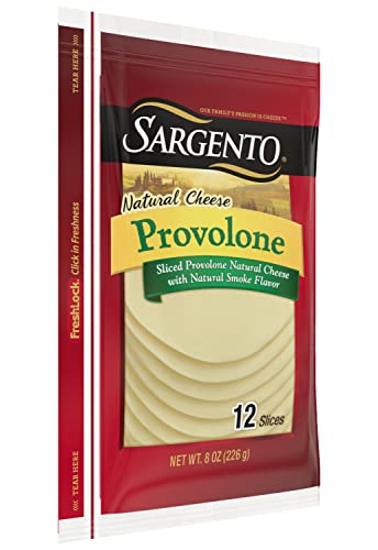 Sargento, Provolone Natural Cheese Slices, 8 Oz, 12 Count (Pack Of 1) #TOP7