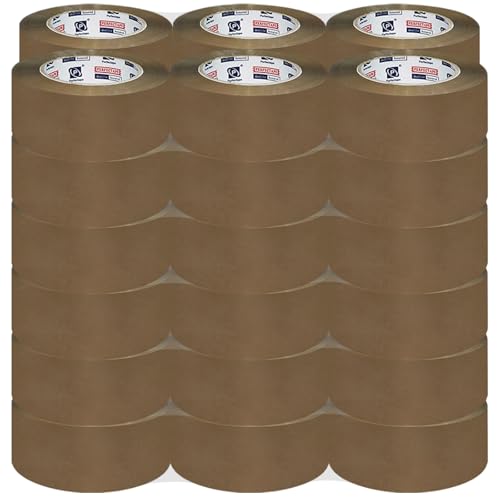 PERFECTAPE Heavy Duty Packing Tape 36 Rolls, Total 2160Y, Brown, 2.7 mil, 1.88 inch x 60 Yards...