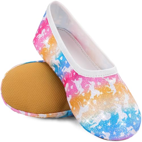 Turnschläppchen Mädchen Glitzer Gymnastikschuhe Oxford Sohle Update 24 EU