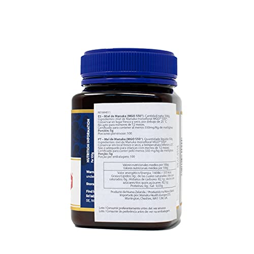 Manuka Health actieve Manuka-honing MGO 550+, per stuk verpakt (1 x 500 g) - Image 4