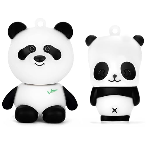 Clé USB de 32 Go Paquet de 2 Pièces, USB Mémoire Stick Pendrive avec Motif Mignon de Panda, Cadeau pour Étudiants et Enfants