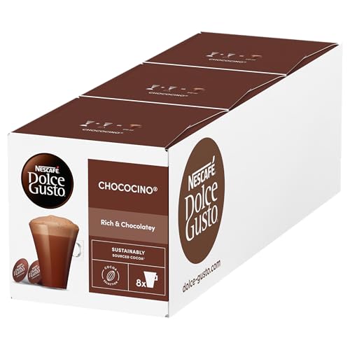 NESCAFÉ DOLCE GUSTO Chococino Hot Chocolate Pods (Total 24 Servings)
