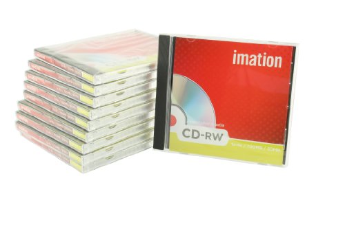 Imation 348682   CD RW de 700 MB (80 Minutos) 10 Unidades