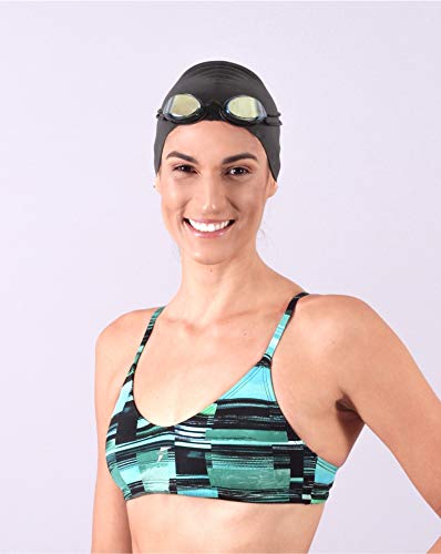 Fabíola Molina Top para Natação Com Compressão, Multicolorido