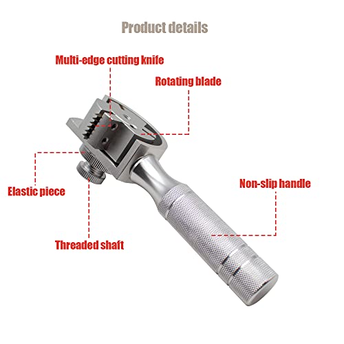 Image of 3 in 1 Rotating Cross Hatch Adhesion Tester Cross-cut Adhesion Tester Kits Paint Film Scriber with 1mm /2mm /3mm Blades