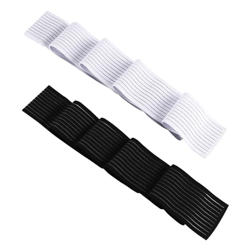 2 Partes De Bandas De Cofres, Correas De Estabilidad De Los Senos, Bandas De Pecho Para Mujeres, Ligamentos De Compresión De Senos, Sujetador Deportivo Ajustable (Negro, Blanco).