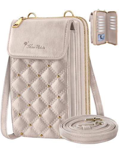 Image of Miss Adola Zipper Cell Phone Purse Crossbody Bag for Women