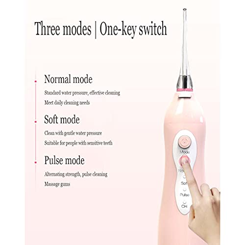 Flosser dentaire rechargeable TJH doté de 4 embouts de jet précis